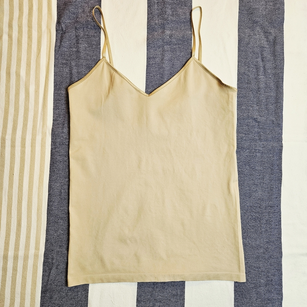 Banana Republic Super Stretch Nude Camisole L